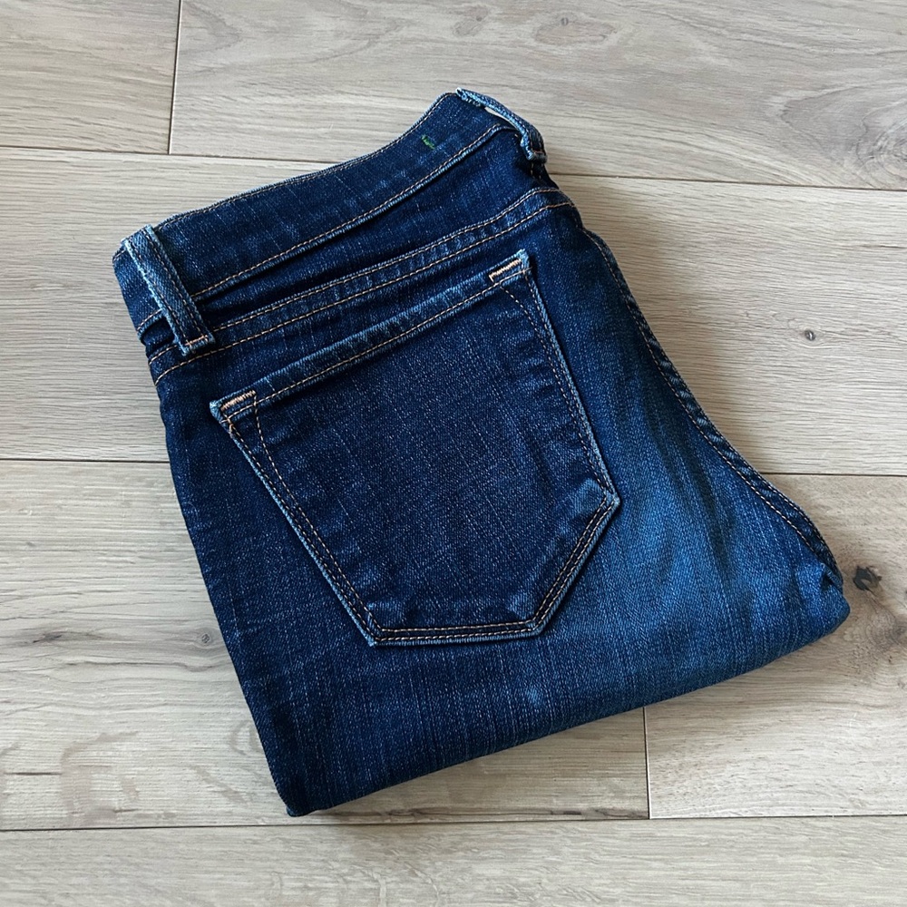 J BRAND - Dark Blue Denim Skinny Leg Jeans